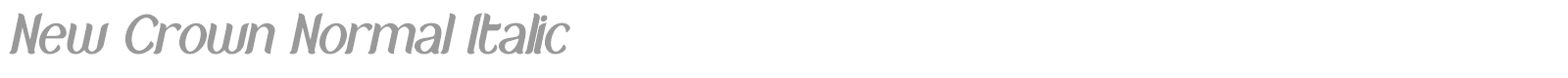 New Crown font preview